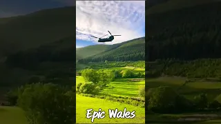 Epic Chinook Helicopter Shot in Wales 🏴󠁧󠁢󠁷󠁬󠁳󠁿 #wales #travel #epic @doctorsanyam