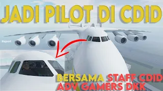 Jangan Biarkan Ortho Games Jadi Pilot Di CDID ft ADV Gamers - Roblox Car Driving Indonesia CDID