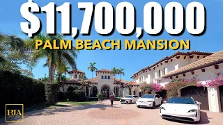 Inside a $11,700,000 Florida MEGA MANSION in Palm Beach | Peter J Ancona