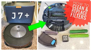How To Fix / Clean iRobot Roomba J7+ Filters & Roller Brushes