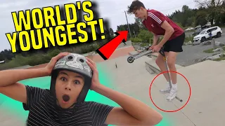 HOW DID HE DO THIS ON FLATGROUND!? *Age 14*