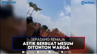 Sepasang Remaja Berbuat Asusila pada Siang Hari, Direkam Warga Videonya Viral