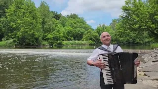 "Jerusalem" music by V. Yatkovsky, arranged for accordion by I. Rotaru.