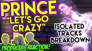 Prince - Let's Go Crazy [ISOLATED TRACKS - REACTION & ANALYSIS] musicians react S01E16