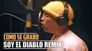 Bad Bunny en el Estudio grabando "Soy El Diablo Remix" con Natanael Cano (Corridos Tumbados)