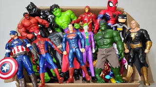 SPIDERMAN vs HULK vs CAPTAIN AMERICA, IRONMAN CARTOON AVENGERS BATMAN, CARNAGE UNBOXING SUPERHEROES