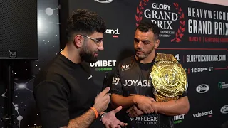 Glory HWGP Post-Fight interview Tarik Khbabez