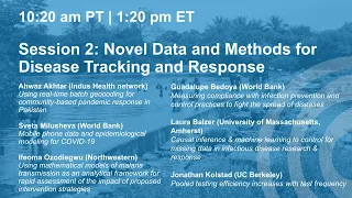 Novel Data and Methods for Disease Tracking and Response | MeasureDev 2021