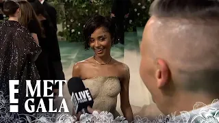 Don’t Get Water on Tyla’s Balmain Sand Dress | Met Gala 2024