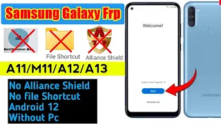 Samsung A11,M11 Frp Bypass | SM-A115/SM-A125/SM-M115 Google Account Unlock | Without Pc | Android 12