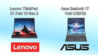 Lenovo ThinkPad X1 Fold 16 Gen 2 vs Asus ZenBook 17 Fold UX9702 | FOLDABLE !!