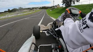 Onboard X30 Test day Go Kart Club Of Victoria