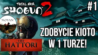Jak zdobyć KIOTO w 1 turze? Kampania HATTORI na LEGENDARNYM w Total War: Shogun 2 | #1