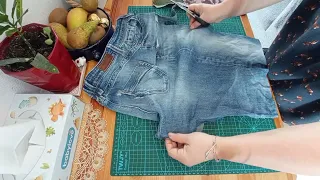 ПОСМОТРИТЕ ЧТО Я СШИЛА  ИЗ НАВОЛОЧКИ  / SEWING TASCHEN / DENIM UPCYCLING