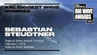 Sebastian Steudtner at Nazaré - 2019 XXL Biggest Wave Nominee - WSL Big Wave Awards