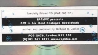 AFX (Aphex Twin) - .942937 (Track 4 from Analogue Bubblebath 3)