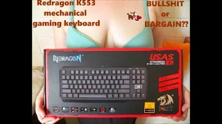 Unboxing & review Redragon K553 USAS gaming mechanical keyboard (deluxe K552)