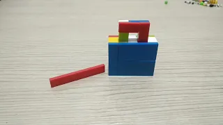 Lego padlock no technic pieces (full tutorial)