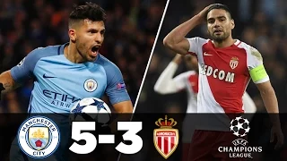 Manchester City vs AS Monaco 5-3 - All Goals & Highlights HD - UEFA Champions League - 21/02/2017