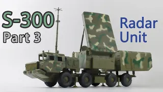 Russian S-300 missile system (radar unit) 1/72 scale model