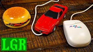 Three Weird 90s Computer Mice: Burgers, Corvettes, and Chaos