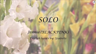 SOLO - English KARAOKE - Jennie (BLACKPINK)