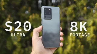 Samsung Galaxy S20 Ultra 8K Cinematic Footage