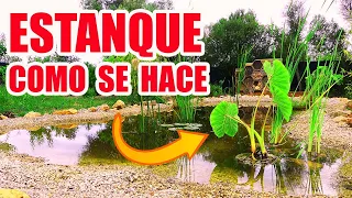 Como hacer un ESTANQUE para peces ECONOMICO || ESTANQUE para toda la vida. EP 2