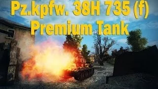 Pz.kpfw. 38H 735 (f) Premium Tank - Live Commentary - World Of Tanks
