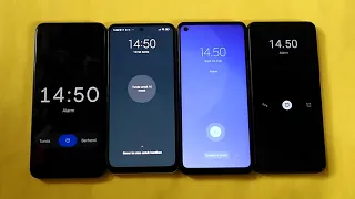 SAMSUNG a03s+REDMI 10 +REALME c35+VIVO y12s alarm clok time & timer tune