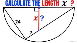 Find the length X | Important Geometry and Algebra skills explained
