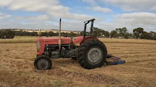 How to start and drive a Massy Ferguson 65 tractor