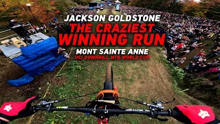 GoPro:  The CRAZIEST WINNING RUN with Jackson Goldstone in Mont Sainte Anne | 2023 UCI MTB World Cup