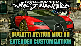 NFS Most Wanted Bugatti Veyron 16.4 Super Sport Extended Customization And Car Performance