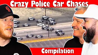 Craziest Police Chases Caught On Camera REACTION | OFFICE BLOKES REACT!!