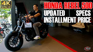 HONDA REBEL 500 Installment Price and Specs