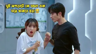 দুই ঝগড়াটে কে যখন এক ঘরে থাকতে হয়!😂.Chinese Romantic Drama Bangla Explanation.MovieTube Bangla