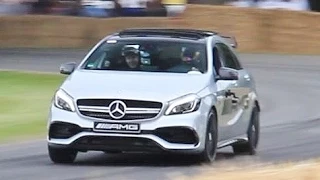 2016 Mercedes A45 AMG SOUND! Revving and Accelerations