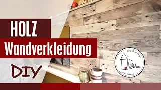 Holz Wandverkleidung DIY und ein mysteriöses Paket