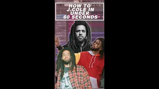 HOW TO JCOLE IN UNDER 60 SECONDS - J.COLE BEAT TUTORIAL