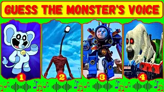 Guess Monster Voice Bubba Bubbaphant, Light Head, Thomas Skibidi, Cursed Percy Coffin Dance