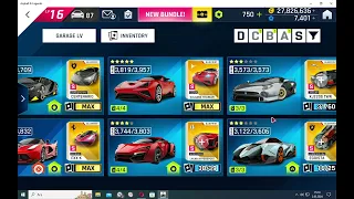 Asphalt 9 Legends - I upgrade to garage level 16 - F2P Garage