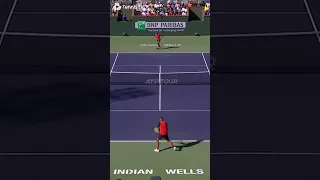 Huge Kyrgios forehand vs Nadal 🚀