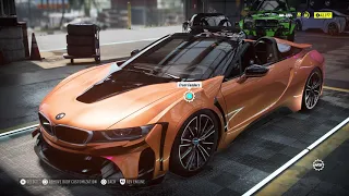 Need For Speed Heat Gameplay - BMW I8 Roadster Customization | Max Build