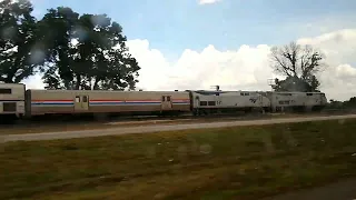 Amtrak Sunset Limited 1 on 7/15/2022 In Richmond Texas With Railfanner2019