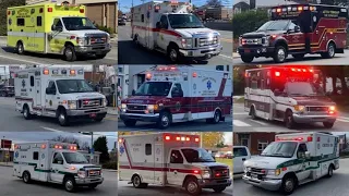 Ambulances Responding Compilation - Best of 2022