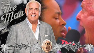 Ric Flair calls the "WOOOOO OFF"  with Jay Lethal