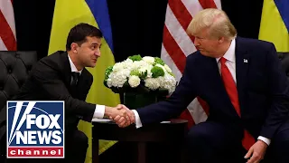 Ukrainian president backs Trump: 'Nobody pushed me' to probe Biden