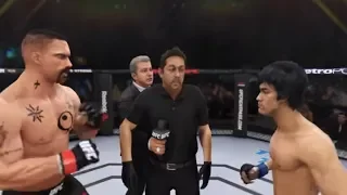 Yuri Boyka vs. Bruce Lee (EA sports UFC 3) - CPU vs. CPU - Crazy UFC 👊🤪