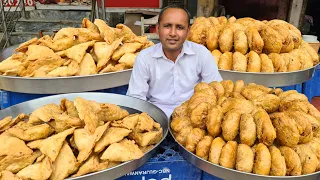 Samosa aur Kachori Halwai Recipe | Halwai ki Khasta Samose aur Kachori Recipe by Mubashir Saddique